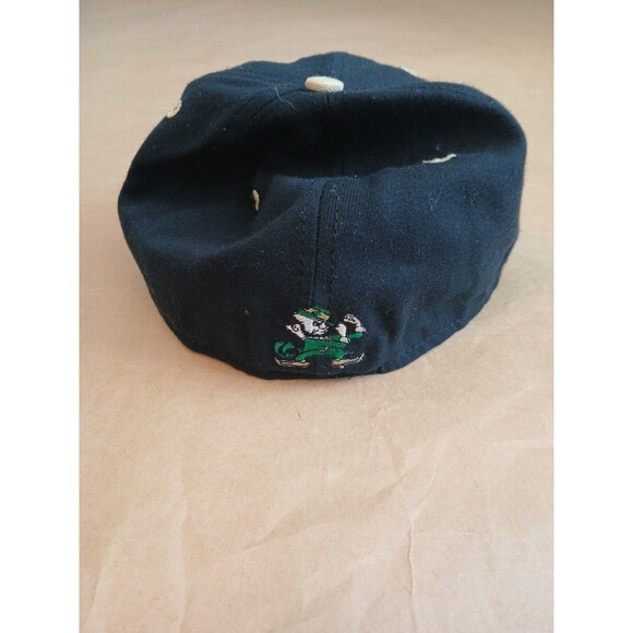 Notre Dame Hat Mens Blue Tyro Embroidered ND Logo Cap 7 3/8 - Picture 4 of 7